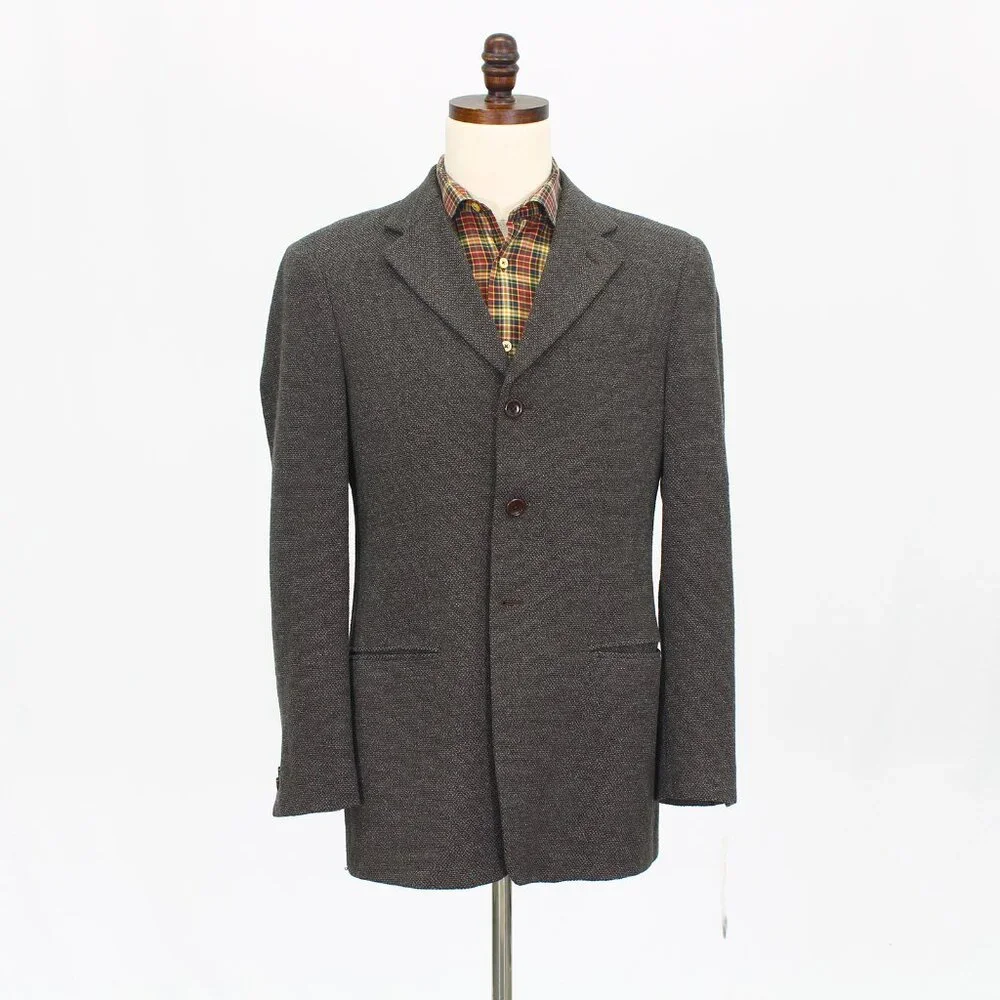 Armani Collezioni 38R Brown Blazer Sport Coat Jacket 3-Button Solid T868